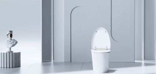 半岛平台FV34脚感智能坐便器 — 卫浴设想的新时期探究
